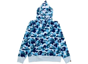 A Bathing Ape ABC Camo 2nd Ape Pullover Hoodie in Blue