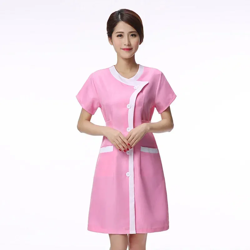 Beautician Dress & Spa Work Clothes Set