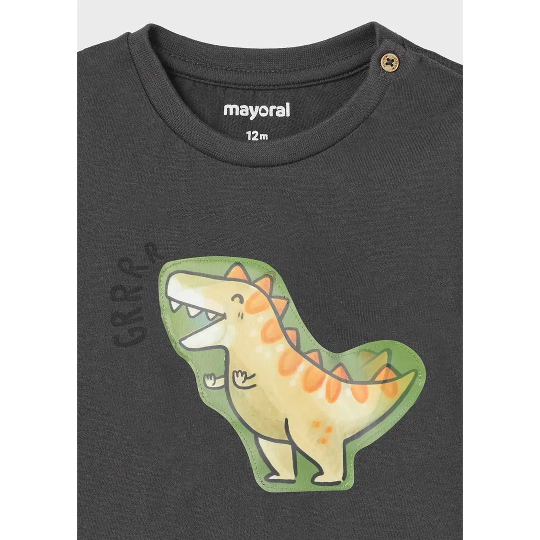 Black Dino Graphic T-Shirt