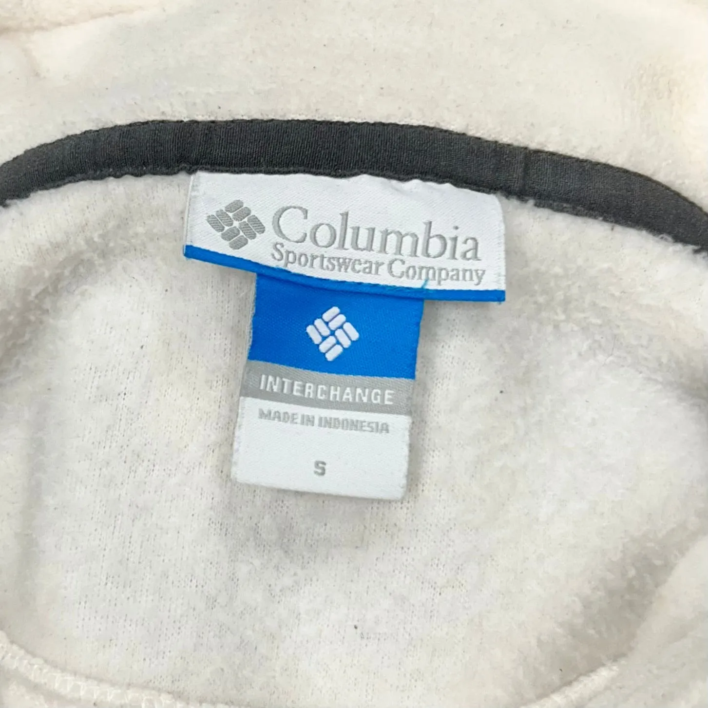 Coat Other By Columbia In Grey & White, Size: S