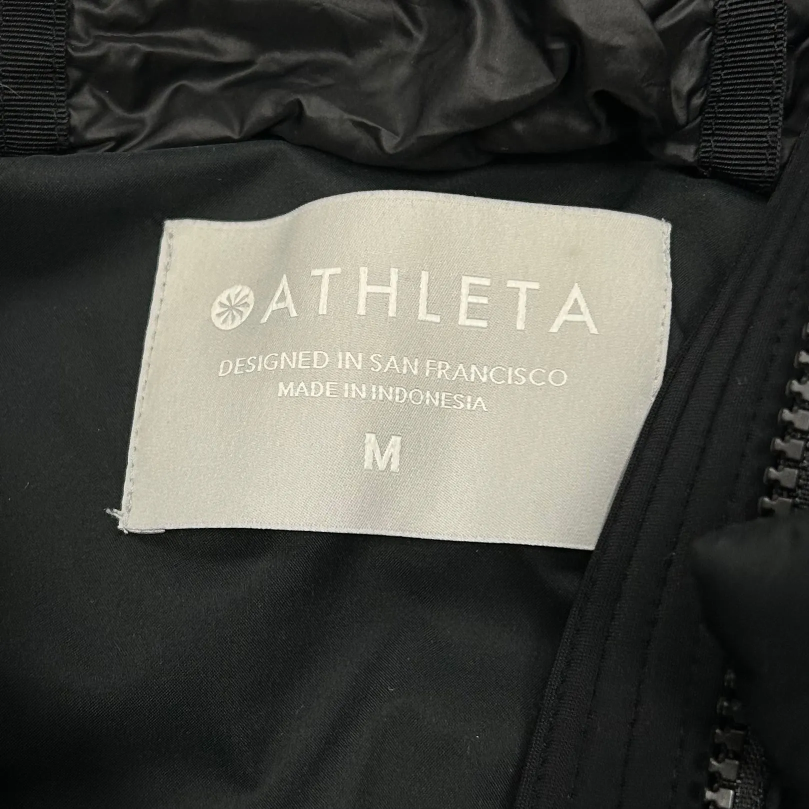 Coat Puffer & Quilted By Athleta In Black, Size: M