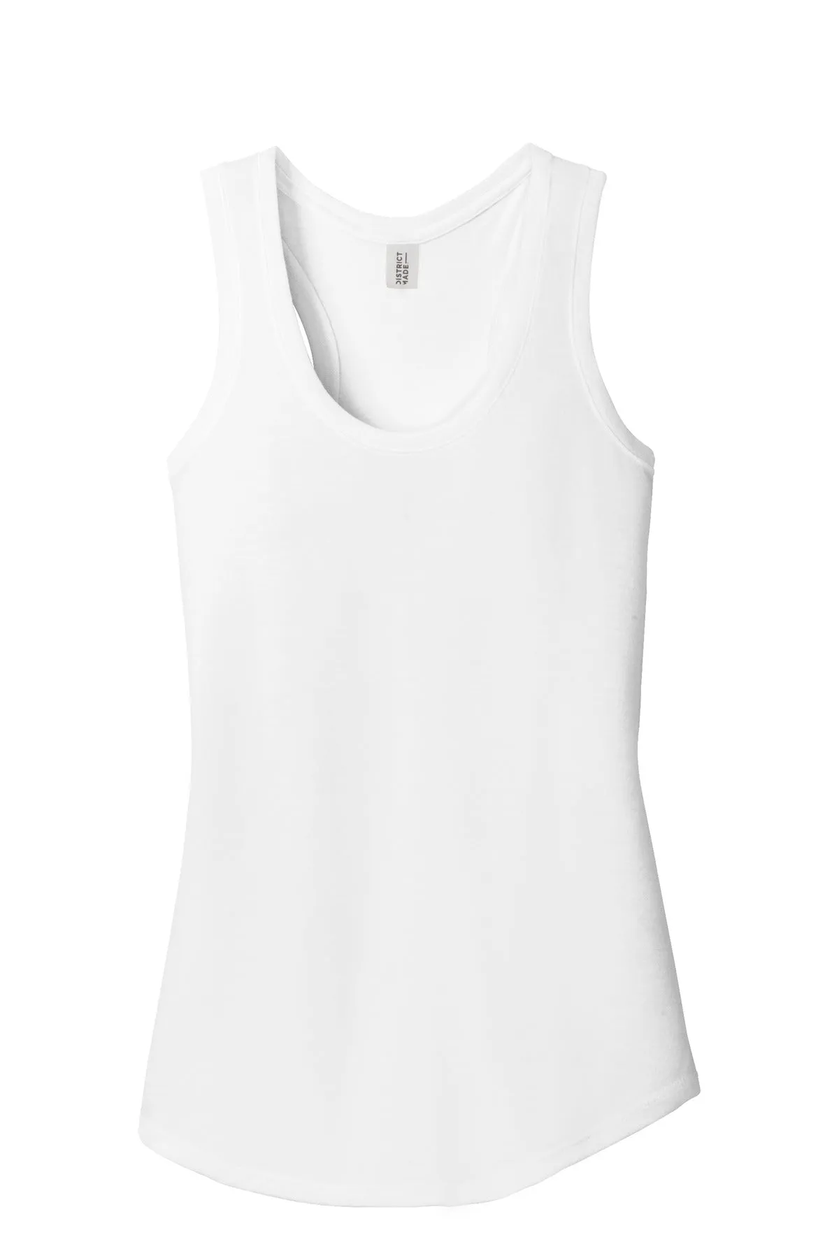 District Women's Perfect Tri Racerback Tank. DM138L