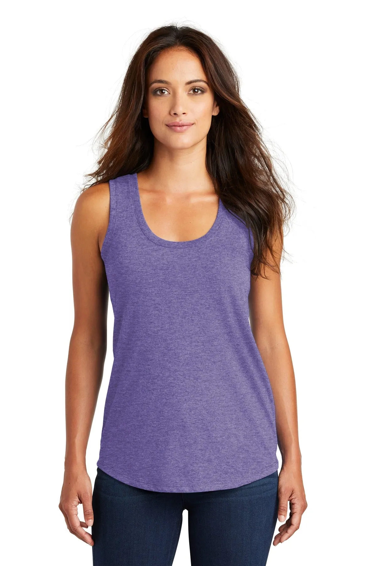 District Women's Perfect Tri Racerback Tank. DM138L