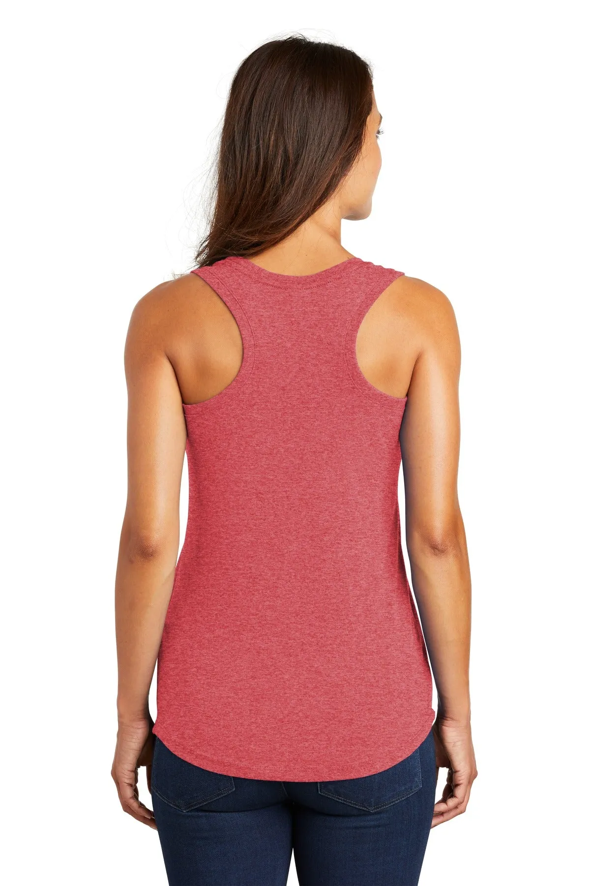 District Women's Perfect Tri Racerback Tank. DM138L