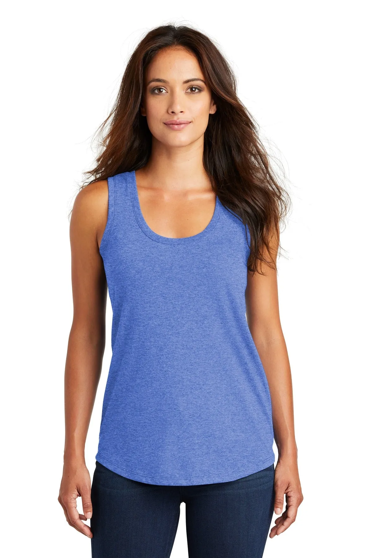 District Women's Perfect Tri Racerback Tank. DM138L