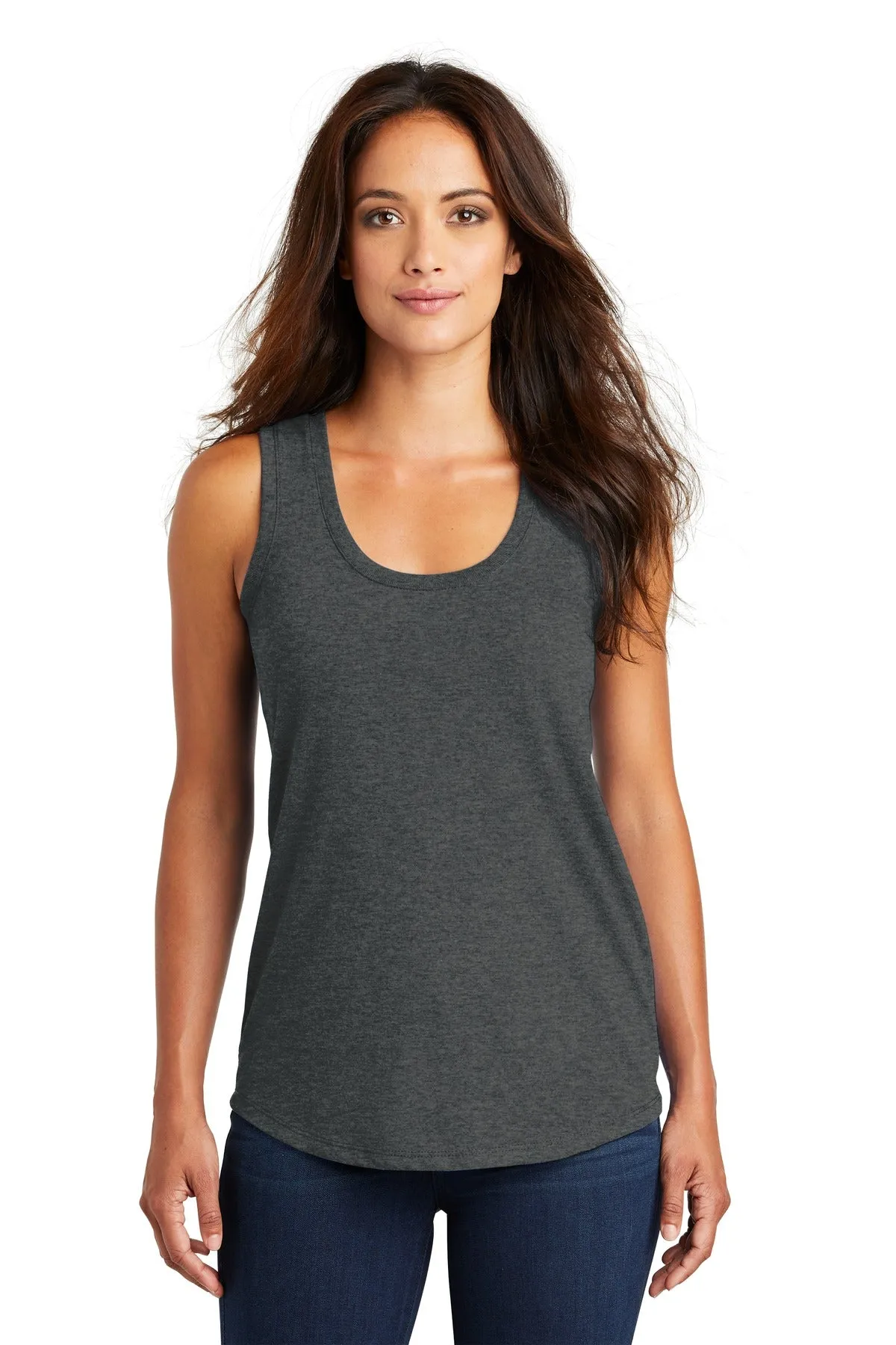 District Women's Perfect Tri Racerback Tank. DM138L