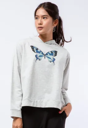 Graphic Sweatshirt with Hoodie