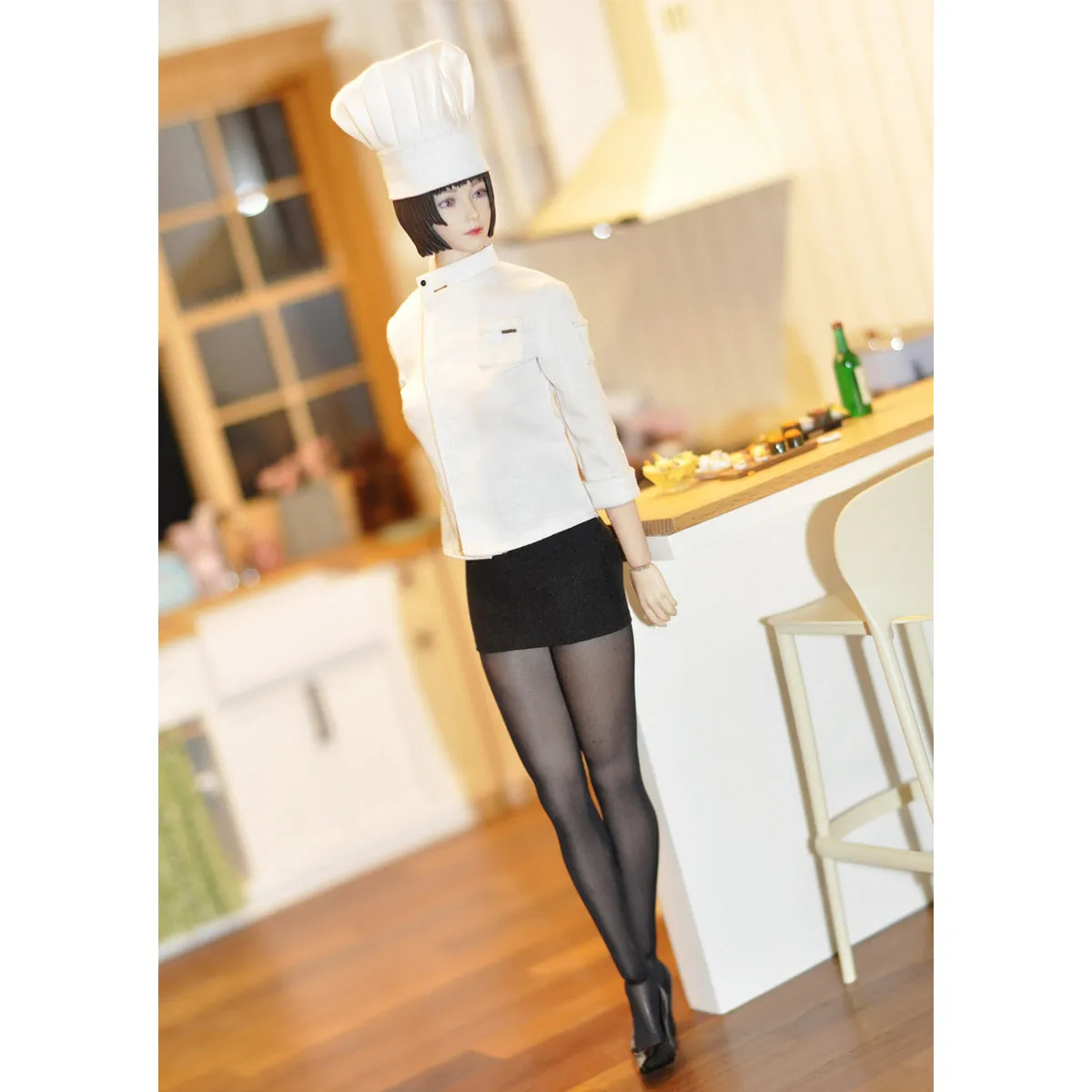 HiPlay CUKE TOYS Female Chef Outfit Set White Color