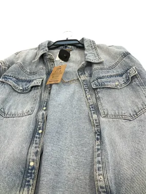 Jacket Denim By Kensie In Blue, Size: Xl