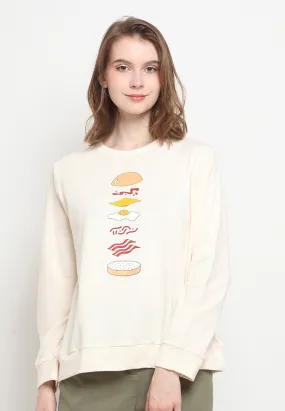 Long Sleeve Printed Sweatshirt