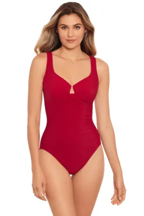 Miraclesuit Must Haves Escape Swimsuit, Grenadine (6516666)