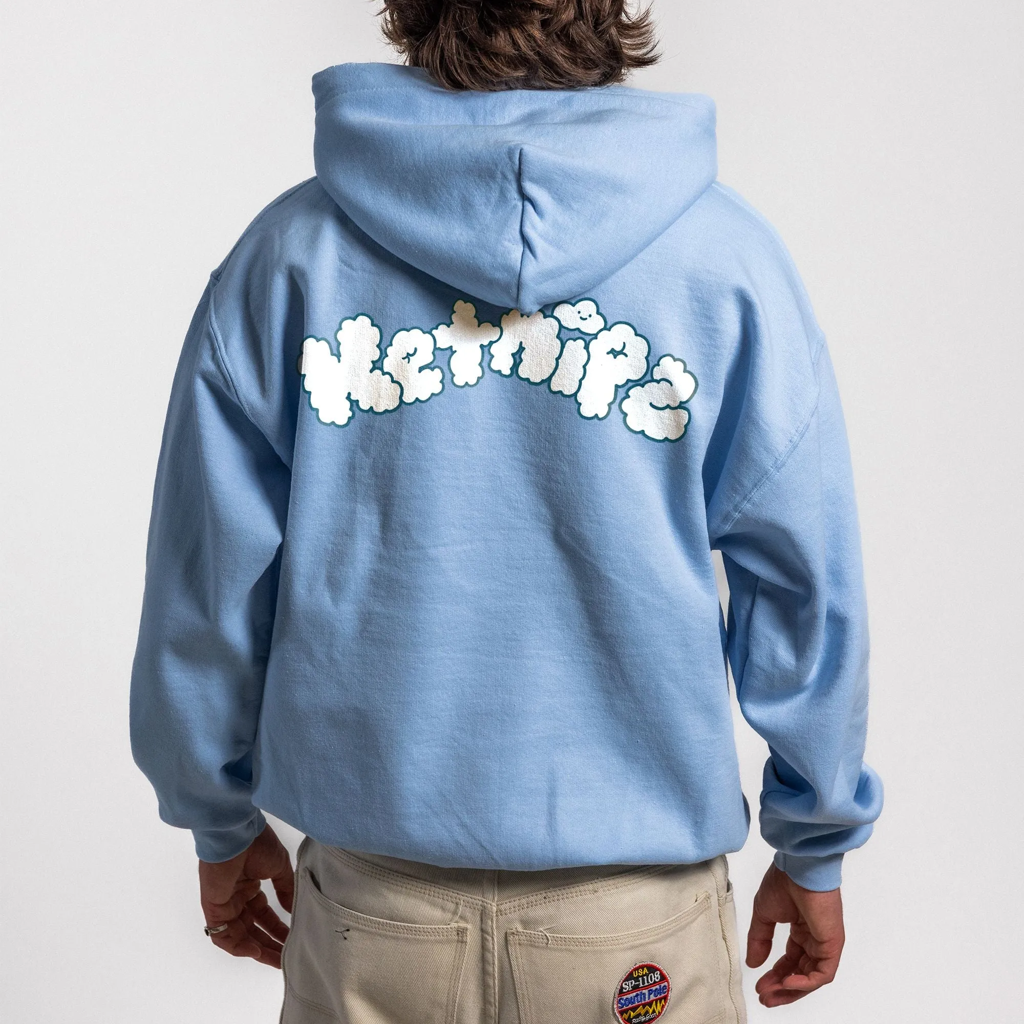 Nature Bean Light Blue Hoodie