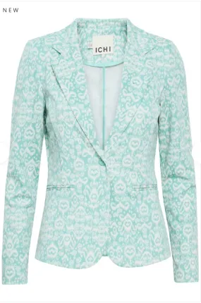 Nile Blue IHKATE Print Blazer