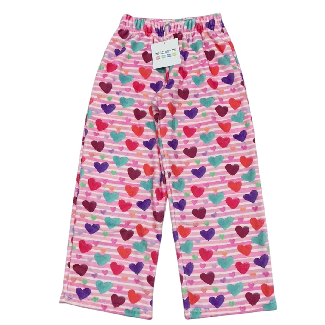 Plush Pants-Heart Stripe