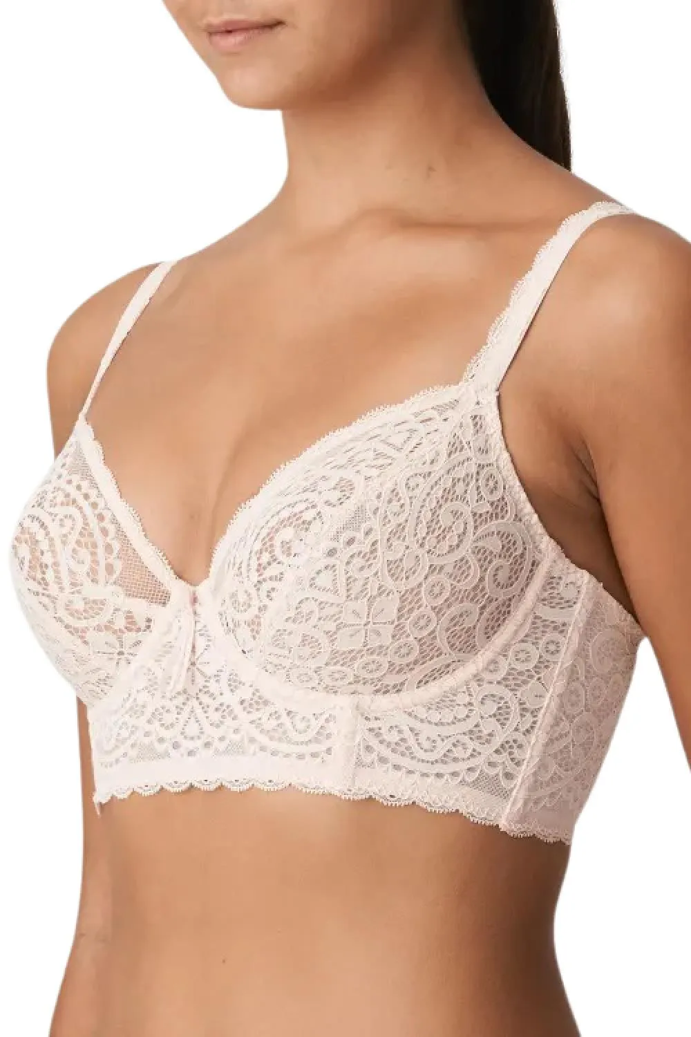 Prima Donna Twist I Do Deep Plunge Longline Bra, (Cup E-G), Silky Tan (0141607)