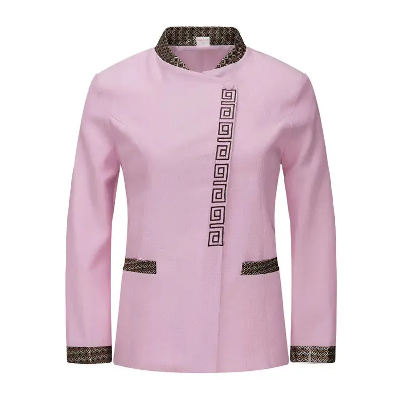 Women's Long Sleeve Cleaning and Work Uniform